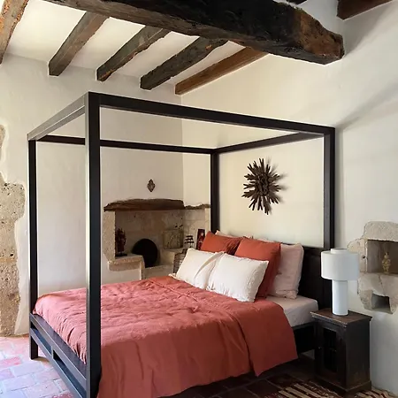Private Bedroom In A Country House Kwatera prywatna La Romieu